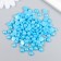 Decor for creativity plastic "Half of beads. Blue" 20 g 0.8x0.8 cm