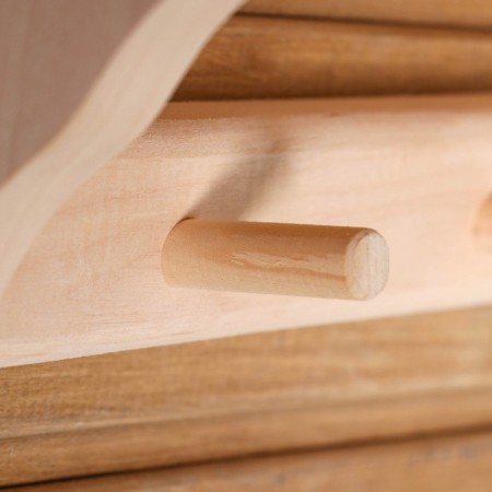 Olha-1 sheet shelf, 1 level, 3 horns-2