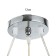 Lamp "Kian" 3he27 40W silver 51x51x60 cm Bayerlux