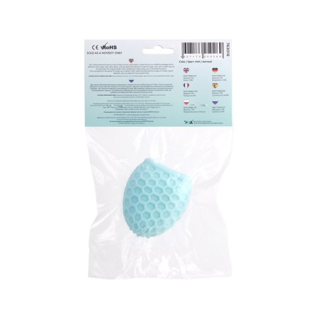 Masturbator A-Toys Pufl, turquoise, three, 6 cm d 2.7 cm-12