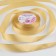Satin tape, 20 mm × 23 ± 1 m, color golden-beige No. 186