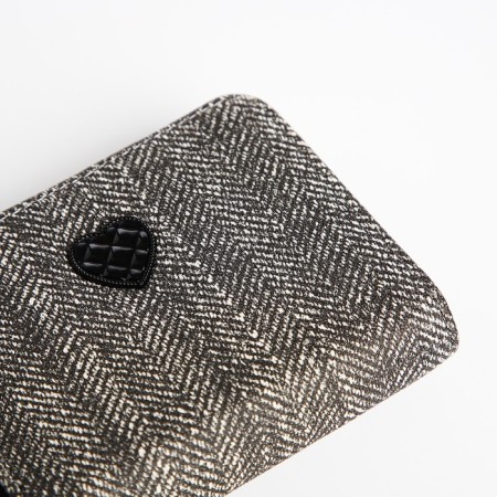 Children's wallet with lightning, black color-2