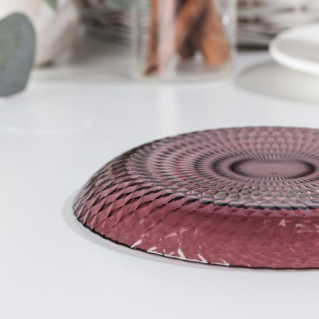 Dessert glass plate "idyll", d = 19 cm, lilac color-6