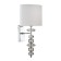 Bra Crystal Lux, Armando Chrome 0180/401.2, E14, 1x60 W, 42x24 cm, chromium color