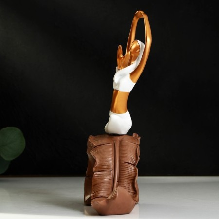 Figure Polystone "Yogin" 22.5 x 8.5 x 27 cm-8