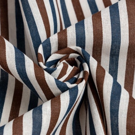 Baby Dolyana 145x145cm, strip color blue-brown, 100% p/e, matting, 200 g/m-6
