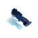 Connector T-shaped, puncturing type, under the wire 1.5-2.5 mm2, blue, set 10 pcs