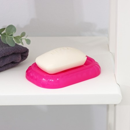 Soap dish, 12.8 × 8.7 × 1.9 cm, color mix-1