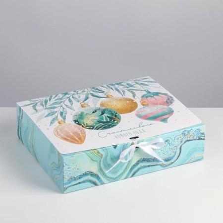 Folding Gift Box "Magic", 31 x 24.5 x 9 cm, New Year-1