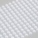 Stick plastic rhinestones "Half-dash" D-6 mm white 9.4x15.5 cm