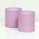 Set of round boxes 2B1, "lavender", without a cover, 10 x 10 x 10.5 cm