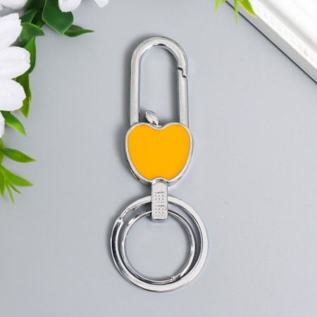 Metal keychain "Carabine. Apple" mix 3x0.6x8.5 cm-1