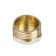 Otmo plug, 3/4 ", outer thread, nickel -plated brass