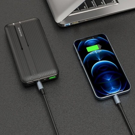 External battery Borofone BJ9, Li-Pol, 10,000 mAh, PD+Qc3.0, USB/Type-C 3 A, black-3