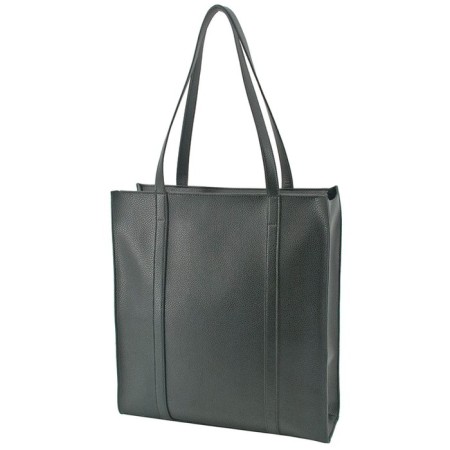 Women's bag B2823-00140, Black color, genuine leather, 36x7x40 cm