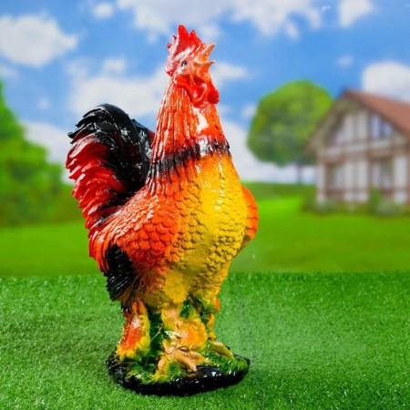 Garden figure "Rooster" 40x15x28cm-2