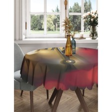 The tablecloth “The Time of Fun”, round, Saten, d = 150 cm