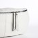 Bag Cross-Bodi with a zipper, white color