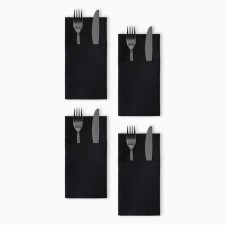A set of envelopes for the devices Home Collection Black-4 pcs., 22x10cm, 45%of lons, 55%HL