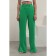 Women's pants with a section of Eliseeva Olesya, size 48, green color
