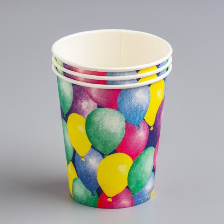 Paper "balls" 250 ml, diameter 80 mm-1