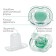 Nipple - classic dummy, silicone, +6 months, with a cap, green color