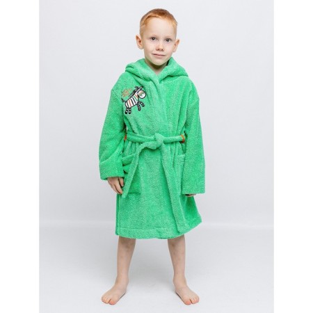 Baby robe, height 116 cm, green color