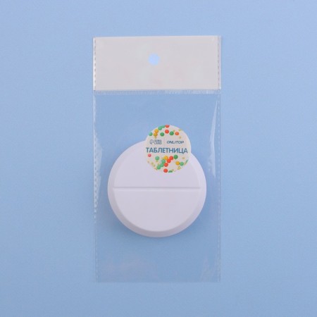 Tabertik with a tablet cut, d = 7 × 2.3 cm, 1 section, color mix-6