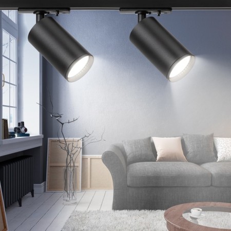 Single-phase track lamp TR39-gU10 BK under the lamp MR16 Black-1