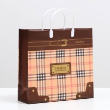 Brown cage package, soft plastic, 29 x 30 cm, 100 μm