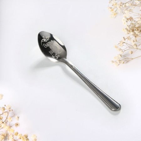 Gift set of teaspoons "Happiness and good luck", 4 pcs-5