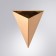 Decorative backlight by Arte Lamp Trapeze A2033AP-1PB, LED, 5 W, 17x9x20 cm, 200 lm, copper