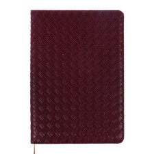 Diary of a non -combined A5 136 sheet to the Devente leatherette. Clair, solid cover with foam rubber, perforation, liesse, block 70, burgundy