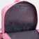 Baby backpack on lightning, reflective elements, pink color
