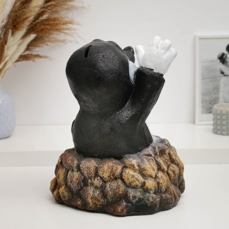 Piggy bank "Mole in Mink" 30x25x25cm-2