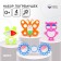 Set of rattles "Spring Company", 4pcs, Mix, Aelita color