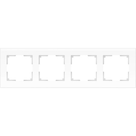 Frame for 4 posts WL01-FRAME-04, white matte color, glass material