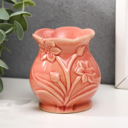 Aroma lamp ceramics "Narcissus" mix 7,5x7x7 cm-1