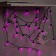 Garland “thread” 5 m with nozzles “Christmas tree”, IP44, dark thread, 40 LED, pink glow, 8 modes, 220 V
