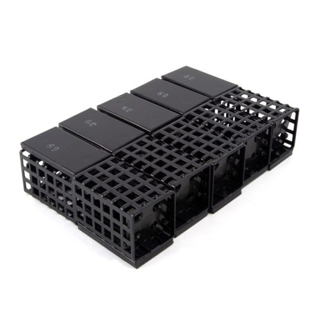 Feeder feeder Yaman square 60 g, metal, removable plastic bottom, packaging 10 pcs.-1