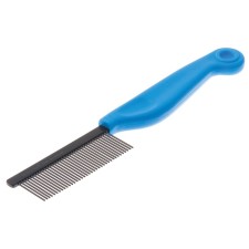Delight antistatic comb, 37 teeth 23 mm, plastic pen, black and blue