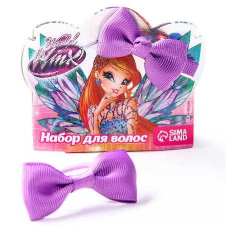 Hair accessories, elastic band and hairpin, Winx mix-4