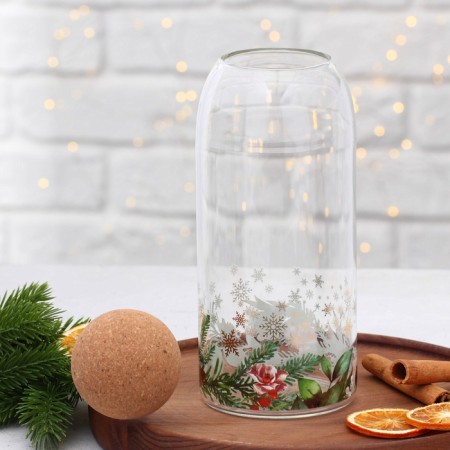 Bank for storage "Winter Stories", 1000 ml-1