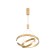 LED LED suspension Ambrella Light, Linetech, FL5885, LED, 45 W, 3600LUM, 3000-6400K, Color Gold