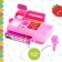 Game set of cash desk "Shop", with accessories, light, sound, mix