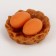 Miniature Puppet "Eggs in the Nest", set of 3 pcs., Size 1 pc. - 2 × 2 × 1 cm