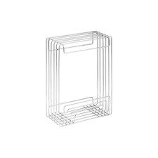 The shelf is rectangular