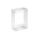 The shelf is rectangular