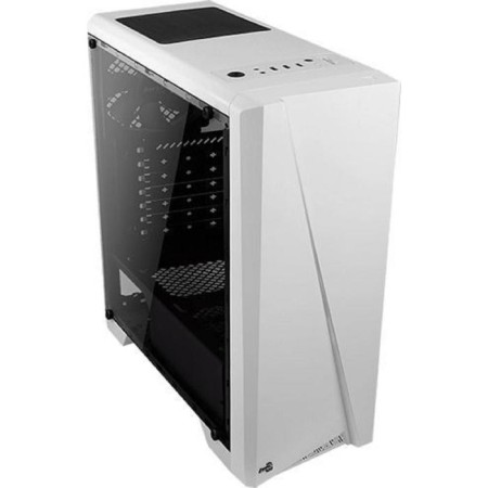 Aerocool Cylon case, without PSU, ATX, MIDI-Tower, White-1