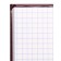 A4 accounting book, 120 sheets in the Bordeaux cage, hard cover, glossy lamination, offset block